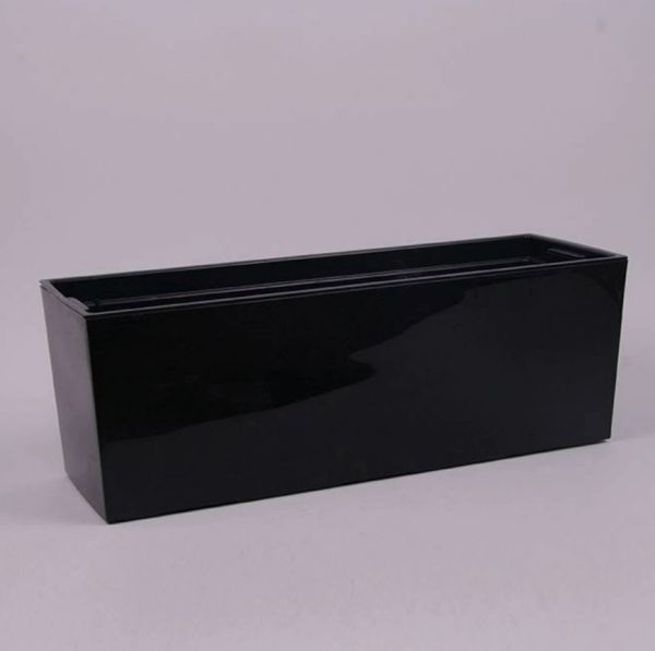 Горшок для цветов Lamela Begonia глянец Черный