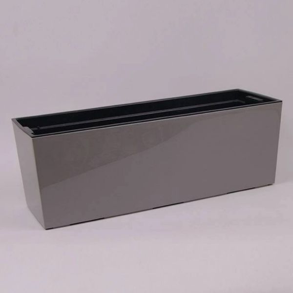 Горшок для цветов Lamela Begonia глянец Серый