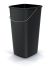 Смітник Prosperplast Compacta Q basic прямокутний 25л з металевою ручкою, чорний