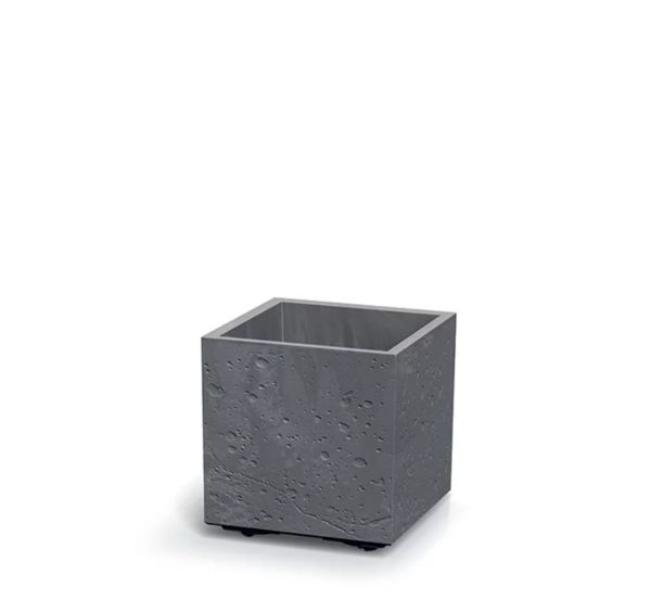 Горщик для квітів Prosperplast на роликах Sierra Square Beton Effect 30 см. Маренго