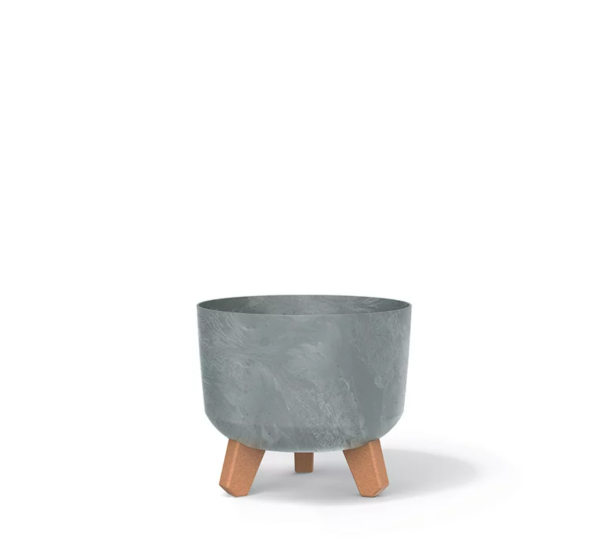 Горшок для цветов Prosperplast Gracia Beton Effect 20см на ножках Бетон