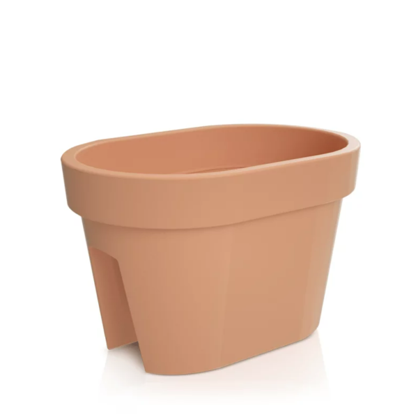 Горшок для цветов на перила Prosperplast Lofly Railing 40см. Терракот