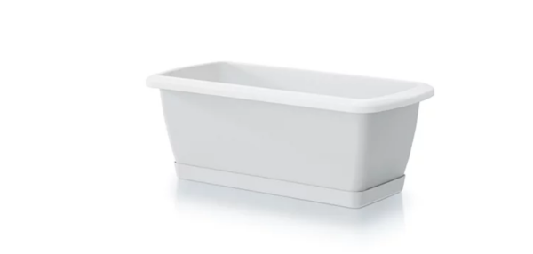 Балконный ящик Prosperplast Respana Set с подставкой 40см. Белый