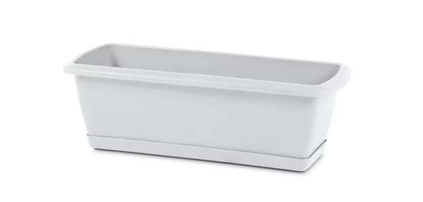 Балконный ящик Prosperplast Respana Set с подставкой 60см. Белый