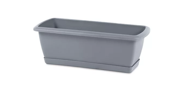 Балконный ящик Prosperplast Respana Set с подставкой 50см. Серый