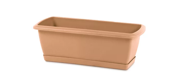 Балконный ящик Prosperplast Respana Set с подставкой 50см. Терракот