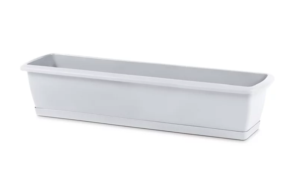 Балконный ящик Prosperplast Respana Set с подставкой 80см. Белый