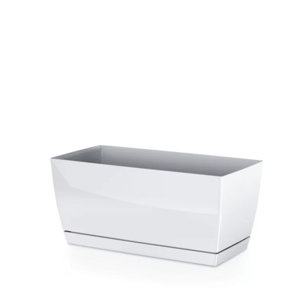 Балконный ящик Prosperplast Coubi Case P с подставкой 40см. Белый