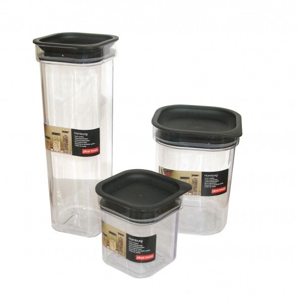 Ємність для сипучих квадратна 1,6л "HAMBURG"
