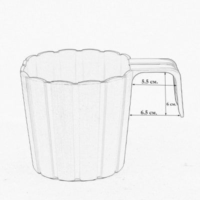 Горшок круглый  Boardee Hook навесной, 200мм Коричневый