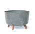 Горшок для цветов Prosperplast Gracia Beton Effect 40см на ножках Бетон