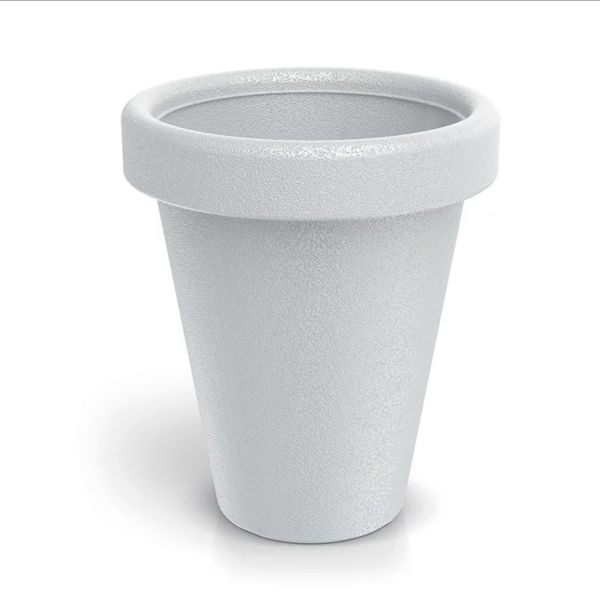 Горщик для квітів садовий Prosperplast Origina високий 40 см. Білий