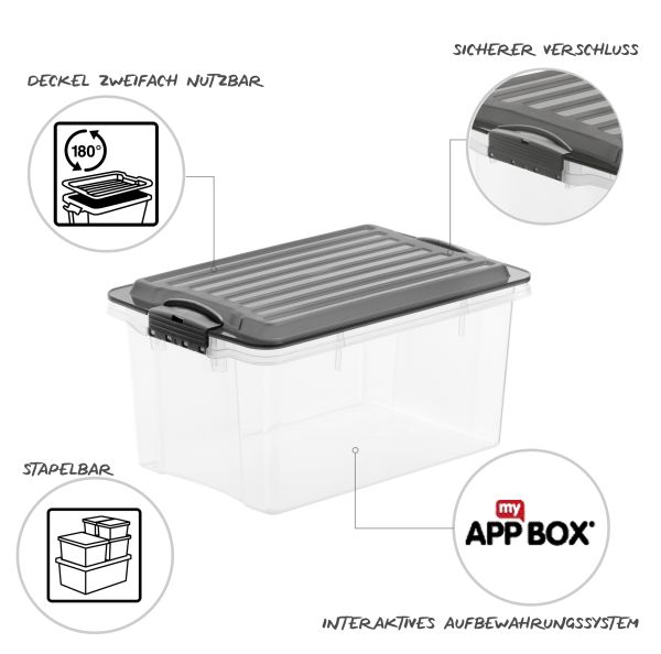 Ящик для хранения Rotho Compact А5, 4,5л