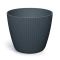 Горшок для цветов Prosperplast Lamia 34 см. Антрацит
