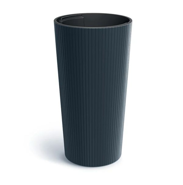 Горщик для квітів Prosperplast Lamia Slim 20см. Антрацит