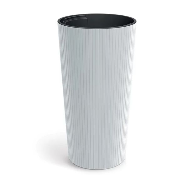 Горщик для квітів Prosperplast Lamia Slim 25см. Білий