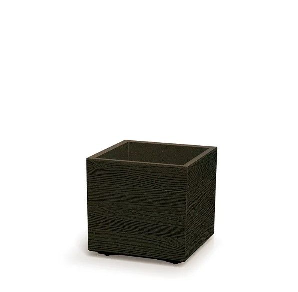 Горщик для квітів Prosperplast Madera Square ECO 40 см. Кава