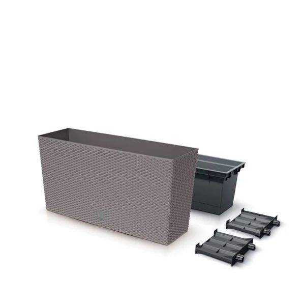 Горщик для квітів Prosperplast терасовий Rato Case Middle 80см Мокка