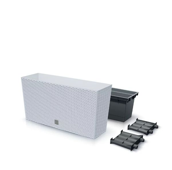 Горшок для цветов Prosperplast террасовый Rato Case Middle 80см Белый