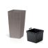 Горшок для цветов RATO Square 24 см, H-45 см Мокка
