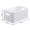 Ящик для зберігання А5 COUNTRY 6л Білий
