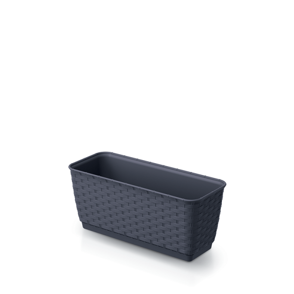 Балконний ящик Ratolla P 30см Антрацит