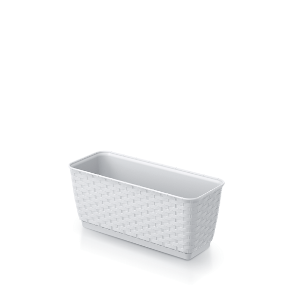 Балконний ящик Ratolla P 30см Білий