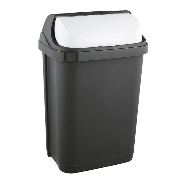 Мусорный контейнер Keeeper "ROLLTOP" 10л графит