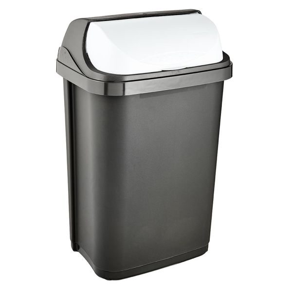 Мусорный контейнер Keeeper "ROLLTOP" 25л грфит