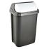 Сміттєвий контейнер Keeeper "ROLLTOP" 25л грфіт