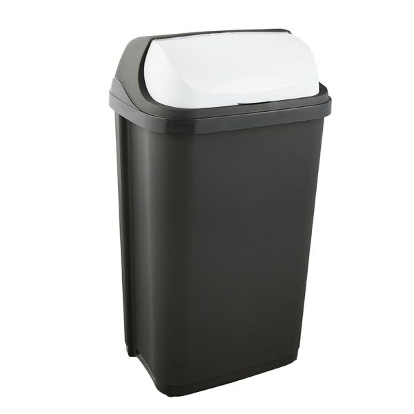 Мусорный контейнер Keeeper "ROLLTOP" 50л графит