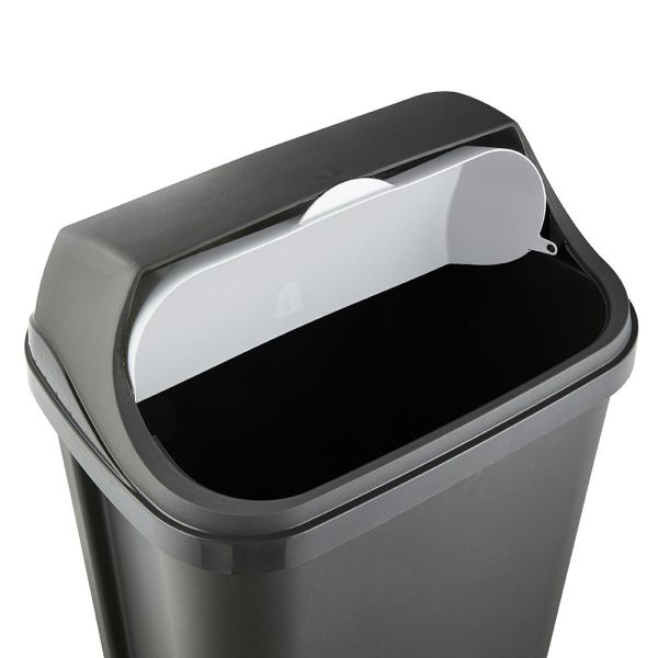Мусорный контейнер Keeeper "ROLLTOP" 50л графит