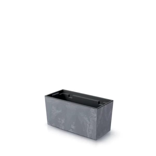 Балконний ящик Prosperplast Urbi Case Beton Effect 40см із вкладишем Маренго