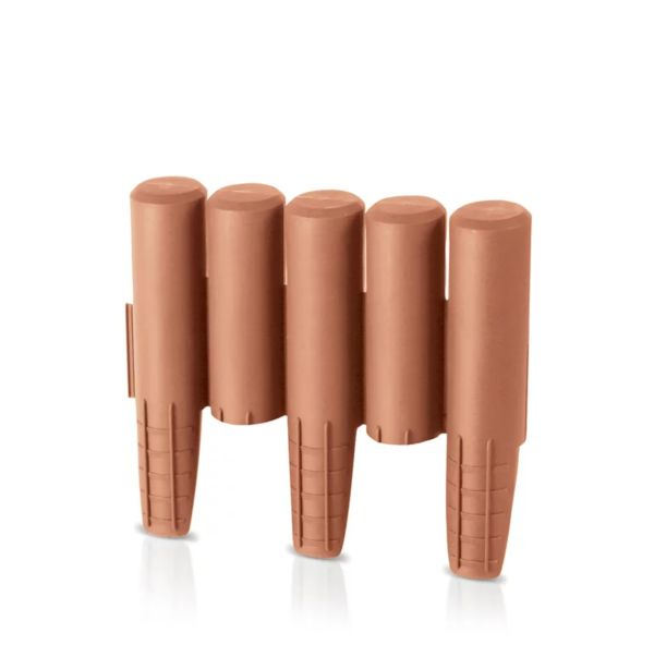 Бордюр садовый Palisada ogrodowa терракотовый 2.7м.