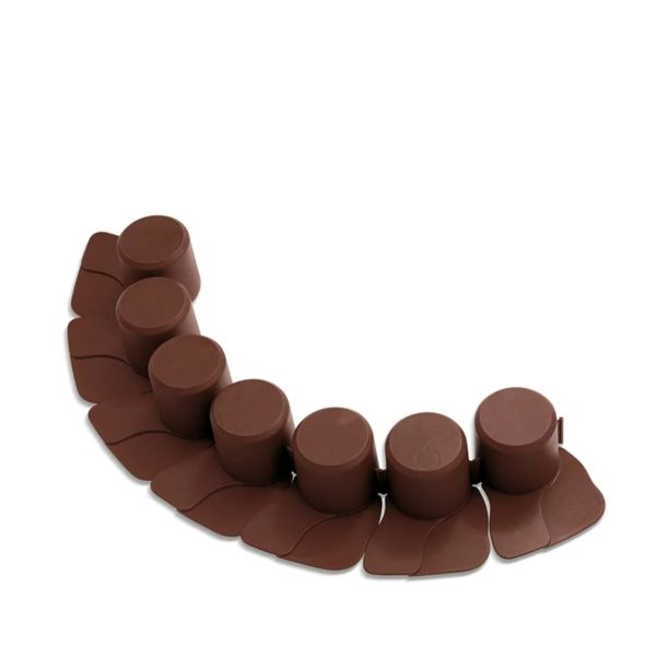 Бордюр садовый Palisada ogrodowa коричневый 4.05м.