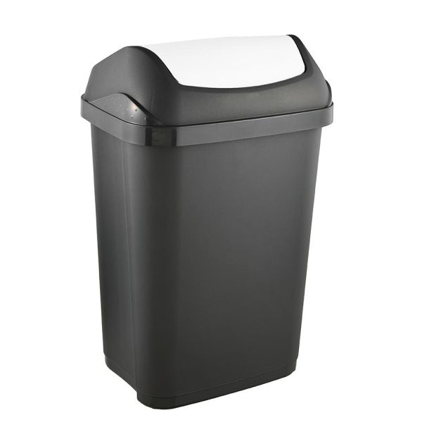 Мусорный контейнер Keeeper "SWING BIN" 25л графит
