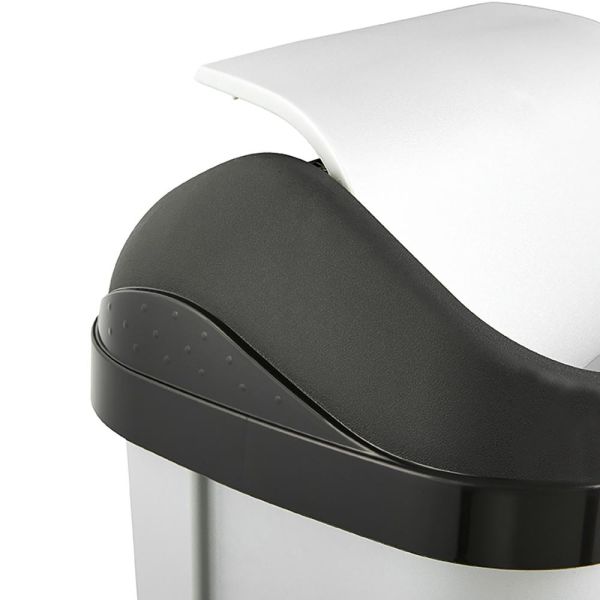 Мусорный контейнер Keeeper "SWING BIN" 10л серебро