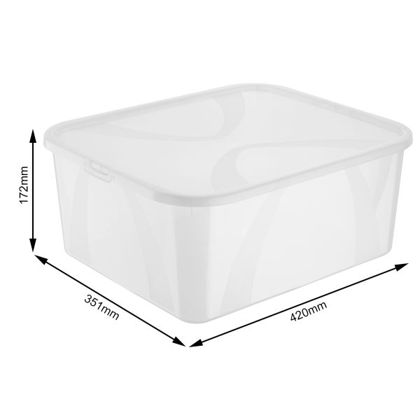 Ящик для хранения Rotho Arco 19л 11637