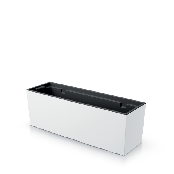 Балконна скринька Urbi Case 80см з вкладишем Білий