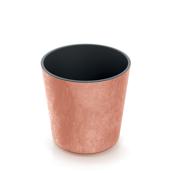 Горщик для квітів Prosperplast Urbi Round Beton Effect 25 см. Терра мармуровий