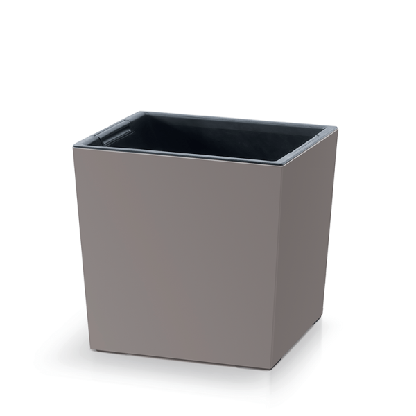 Горщик для квітів Prosperplast Urbi Square Low 24 см. Мокка