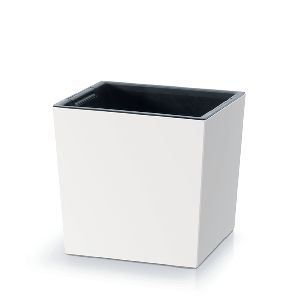 Горщик для квітів Prosperplast Urbi Square Low 30 см. Білий